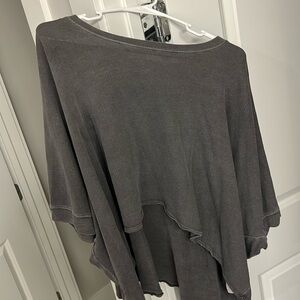 free people cropped shirt